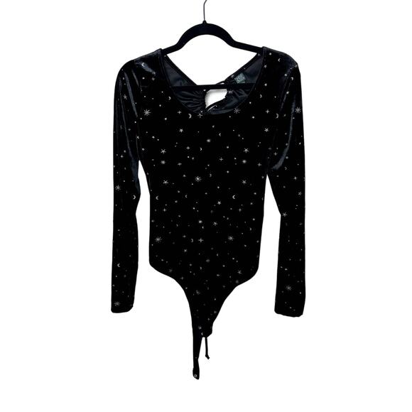 Wild Fable Large Open Back Long Sleeve Bodysuit - Picture 1 of 3